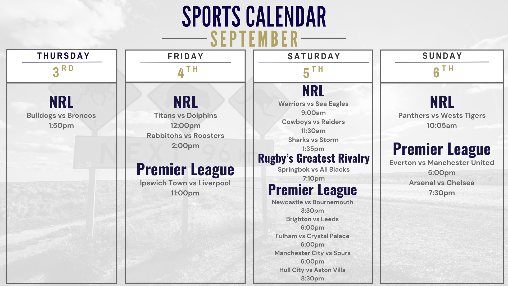 Weekly Sports